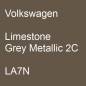 Preview: Volkswagen, Limestone Grey Metallic 2C, LA7N.